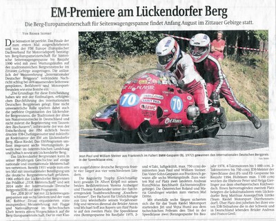 Bericht Pre TT Classic Race 2018 Isle of Man-Team Knochenschlosser im Sidecar Traveller 40